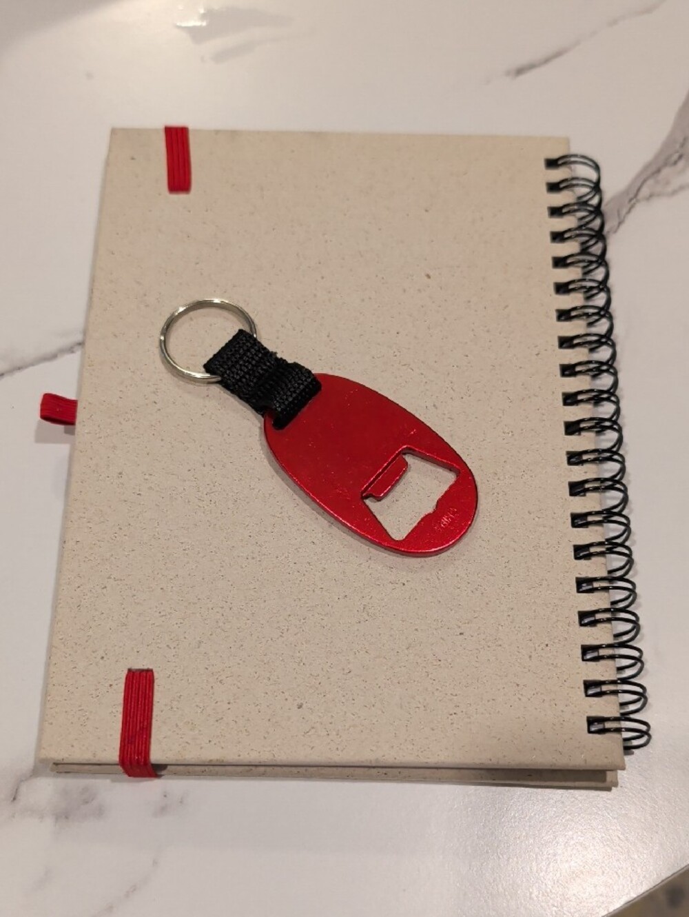 Coca- Cola Notebook And Red Metal Bottle Opener / Keychain - Picture 2 of 7